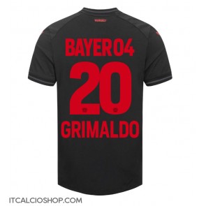 Bayer Leverkusen Alejandro Grimaldo #20 Prima Maglia 2023-24 Manica Corta